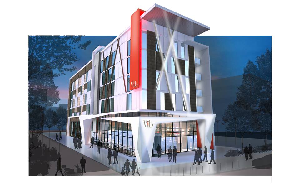New build Vib hotel in Vientiane